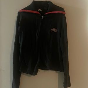Harley-Davidson XL black and red zip up jacket